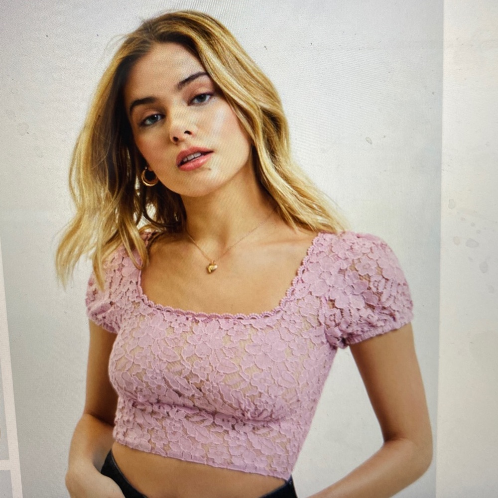 NWT Lottie Moss Lace Bustier Top